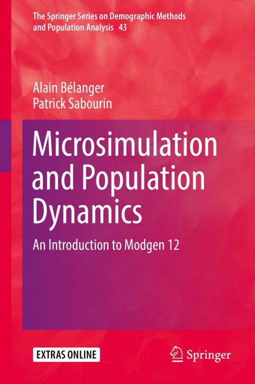 Cover of the book Microsimulation and Population Dynamics by Alain Bélanger, Patrick Sabourin, Springer International Publishing