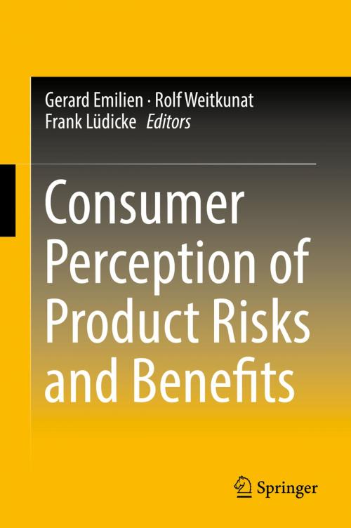 Cover of the book Consumer Perception of Product Risks and Benefits by , Springer International Publishing