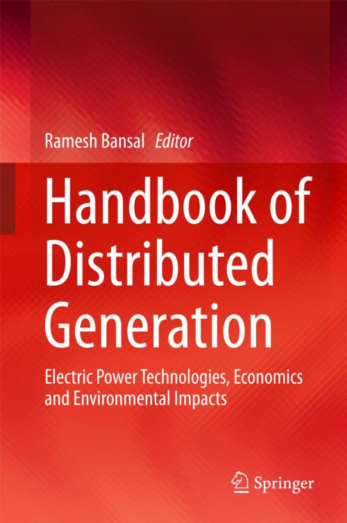 Cover of the book Handbook of Distributed Generation by , Springer International Publishing