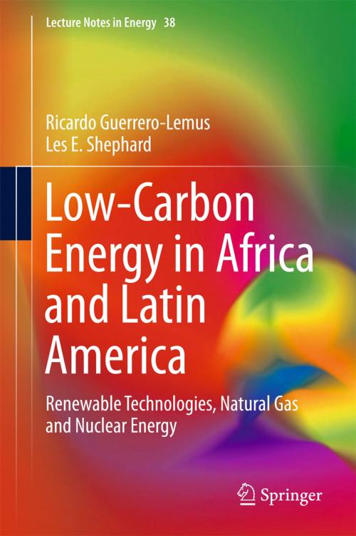 Cover of the book Low-Carbon Energy in Africa and Latin America by Ricardo Guerrero-Lemus, Les E. Shephard, Springer International Publishing