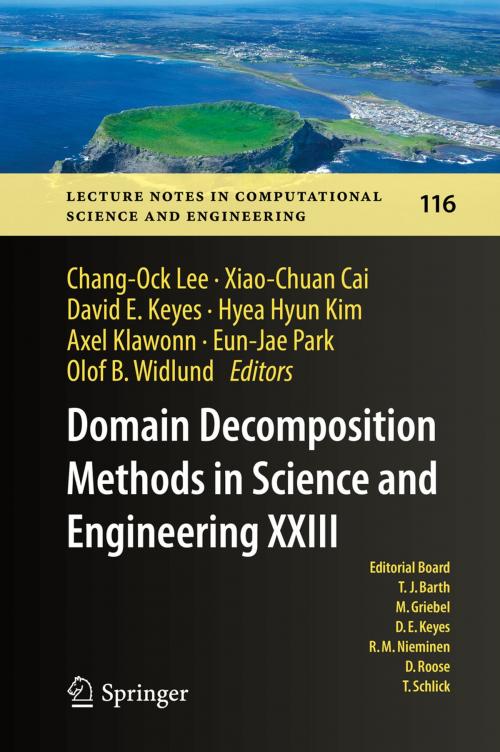 Cover of the book Domain Decomposition Methods in Science and Engineering XXIII by , Springer International Publishing