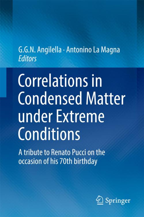 Cover of the book Correlations in Condensed Matter under Extreme Conditions by , Springer International Publishing