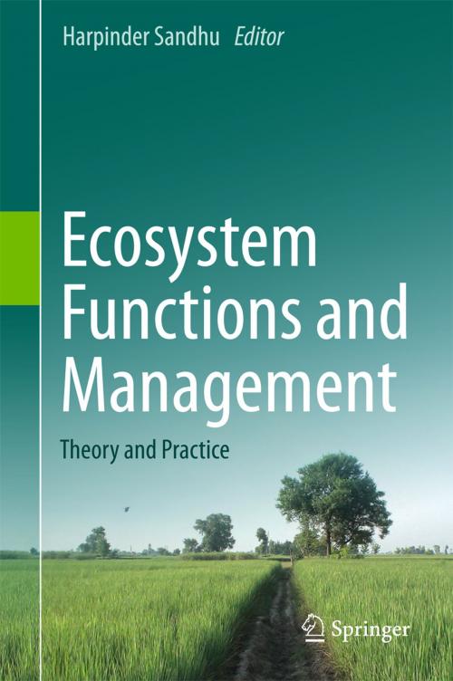 Cover of the book Ecosystem Functions and Management by , Springer International Publishing