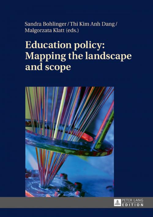 Cover of the book Education policy: Mapping the landscape and scope by , Peter Lang