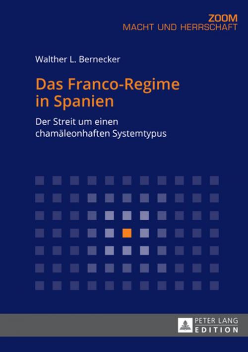 Cover of the book Das Franco-Regime in Spanien by Walther L. Bernecker, Peter Lang