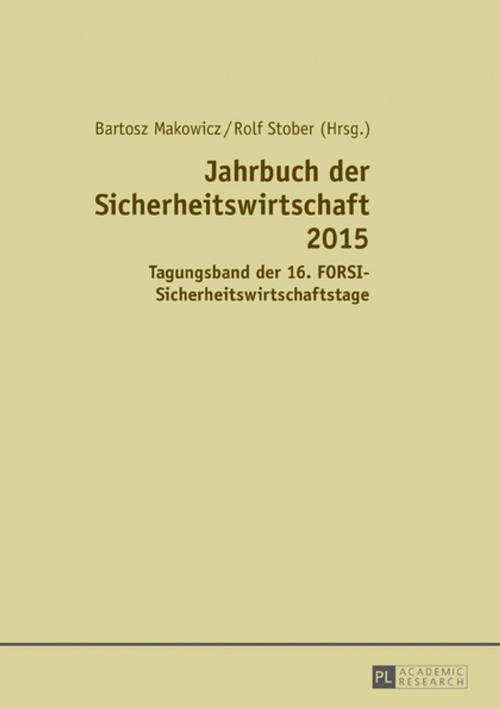 Cover of the book Jahrbuch der Sicherheitswirtschaft 2015 by , Peter Lang