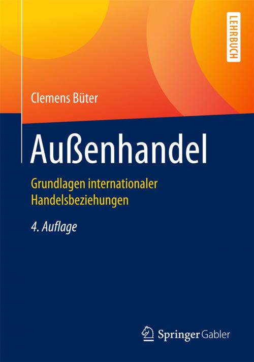 Cover of the book Außenhandel by Clemens Büter, Springer Berlin Heidelberg