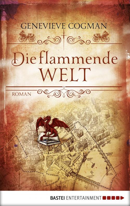 Cover of the book Die flammende Welt by Genevieve Cogman, Bastei Entertainment