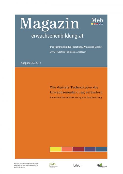 Cover of the book Wie digitale Technologien die Erwachsenenbildung verändern by , Books on Demand