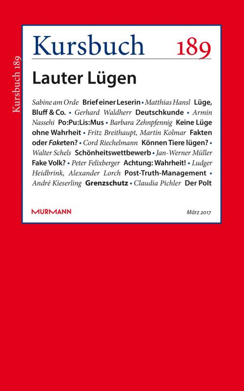 Cover of the book Kursbuch 189 by , Kursbuch