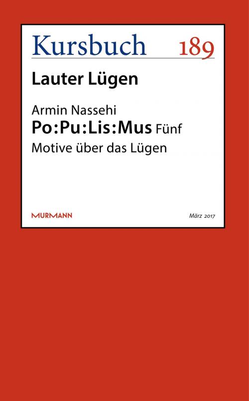 Cover of the book Po : Pu : Lis : Mus by Armin Nassehi, Kursbuch