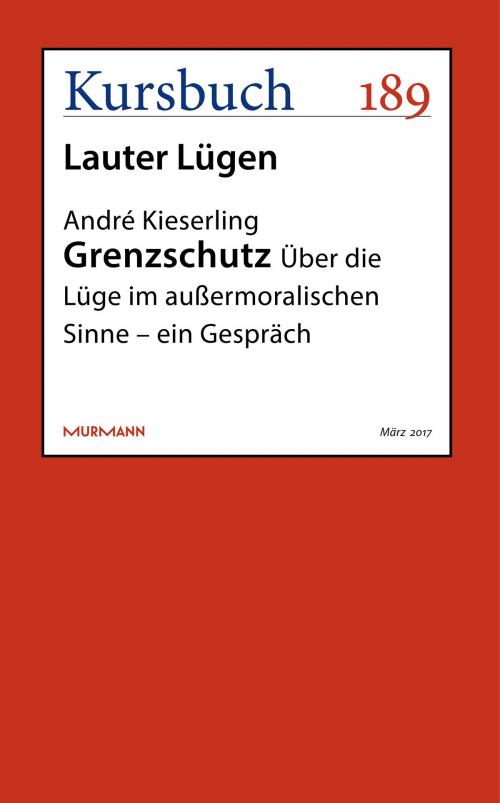 Cover of the book Grenzschutz by André Kieserling, Kursbuch