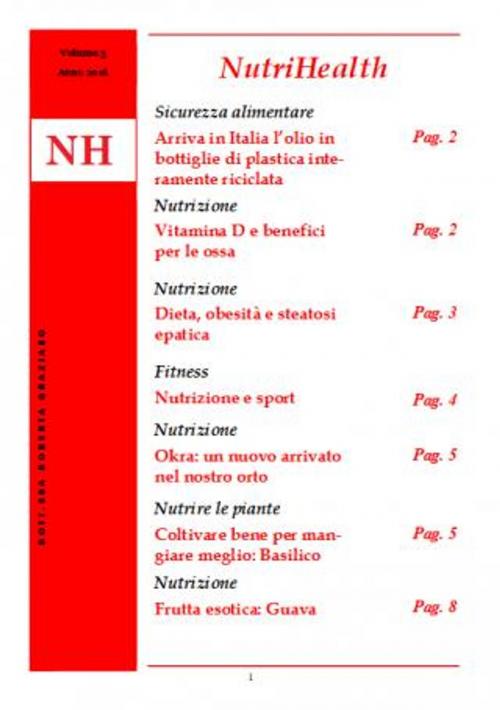 Cover of the book NutriHealth by Roberta Graziano, NutriHealth - Rivista di salute e benessere