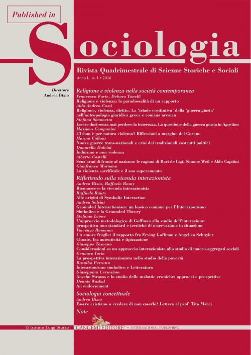 Cover of the book Considerazioni su un approccio interazionista allo studio di macro-aggregati sociali by Giuseppe Toscano, Gangemi Editore