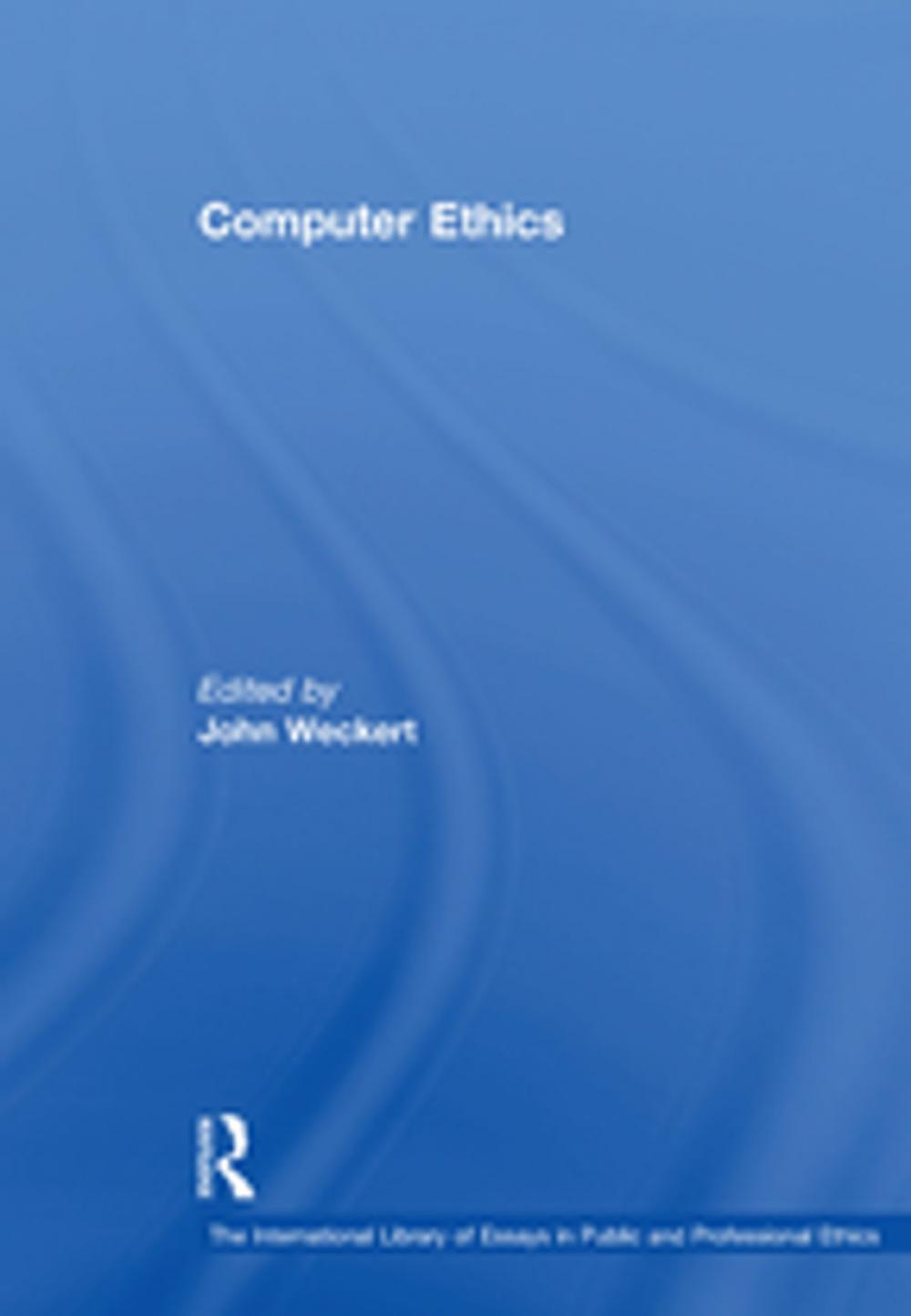 Big bigCover of Computer Ethics