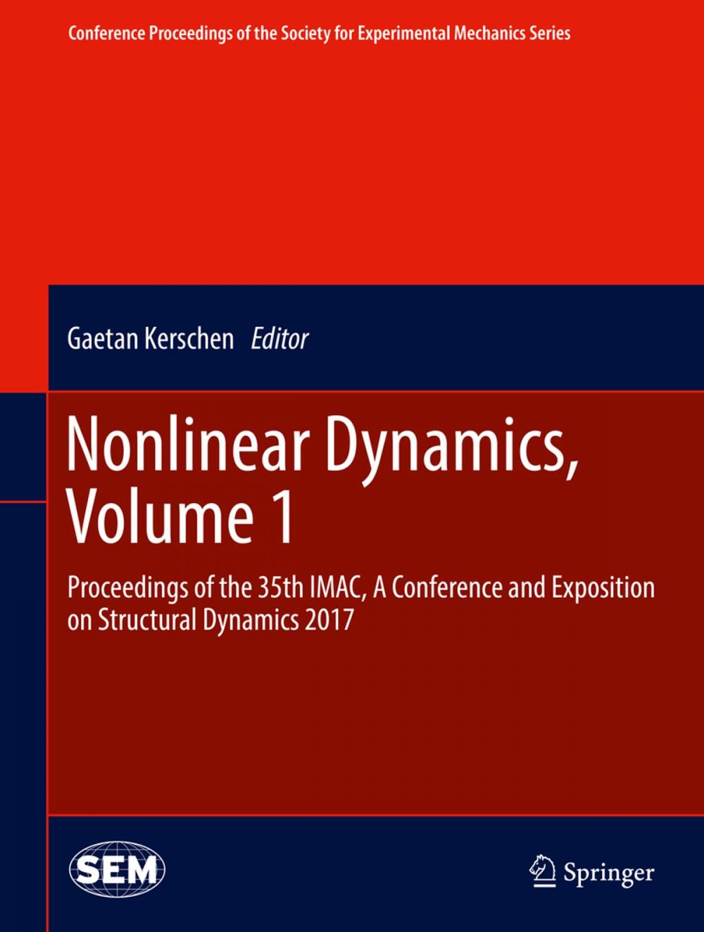 Big bigCover of Nonlinear Dynamics, Volume 1