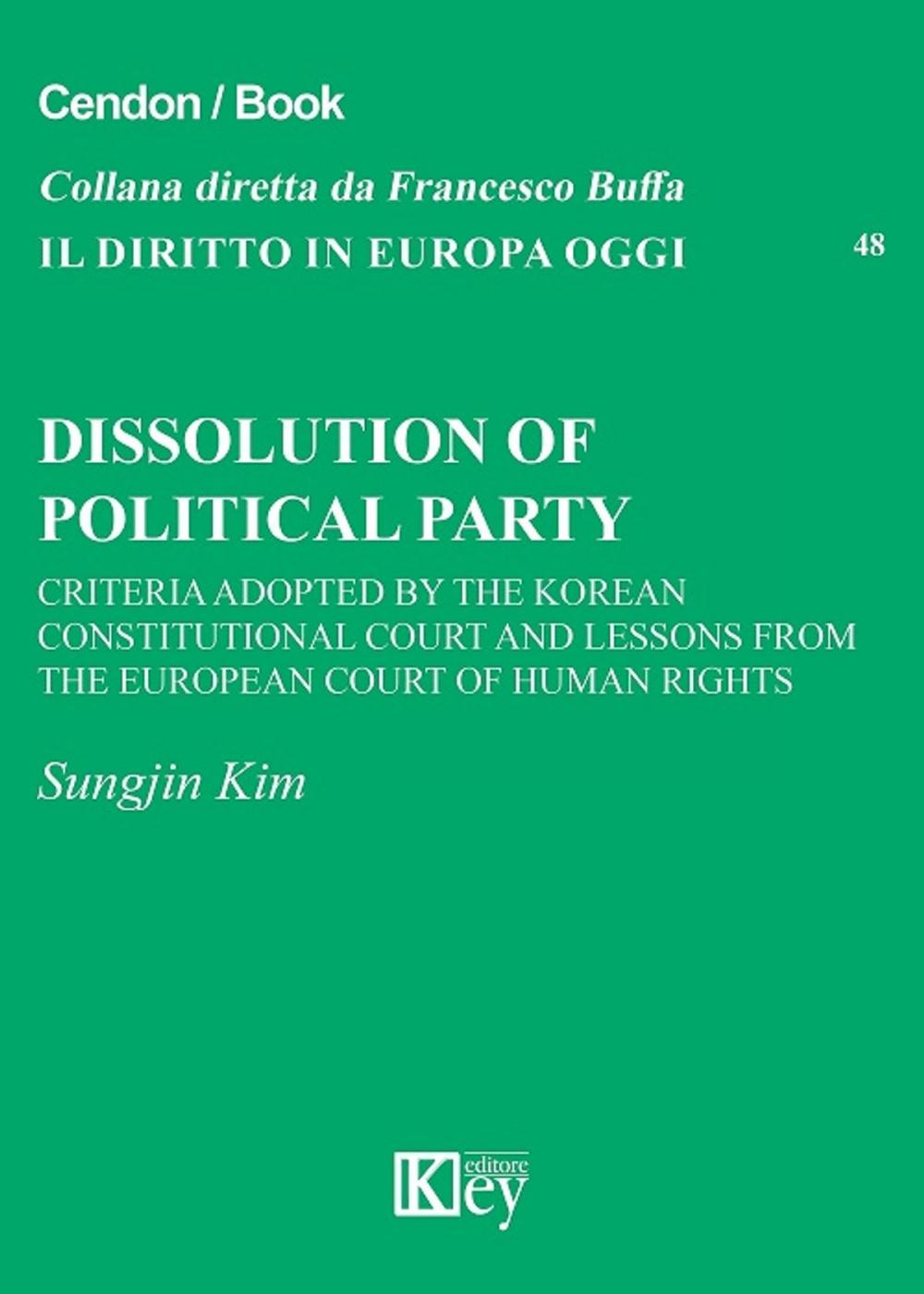 Big bigCover of Dissolution of political party