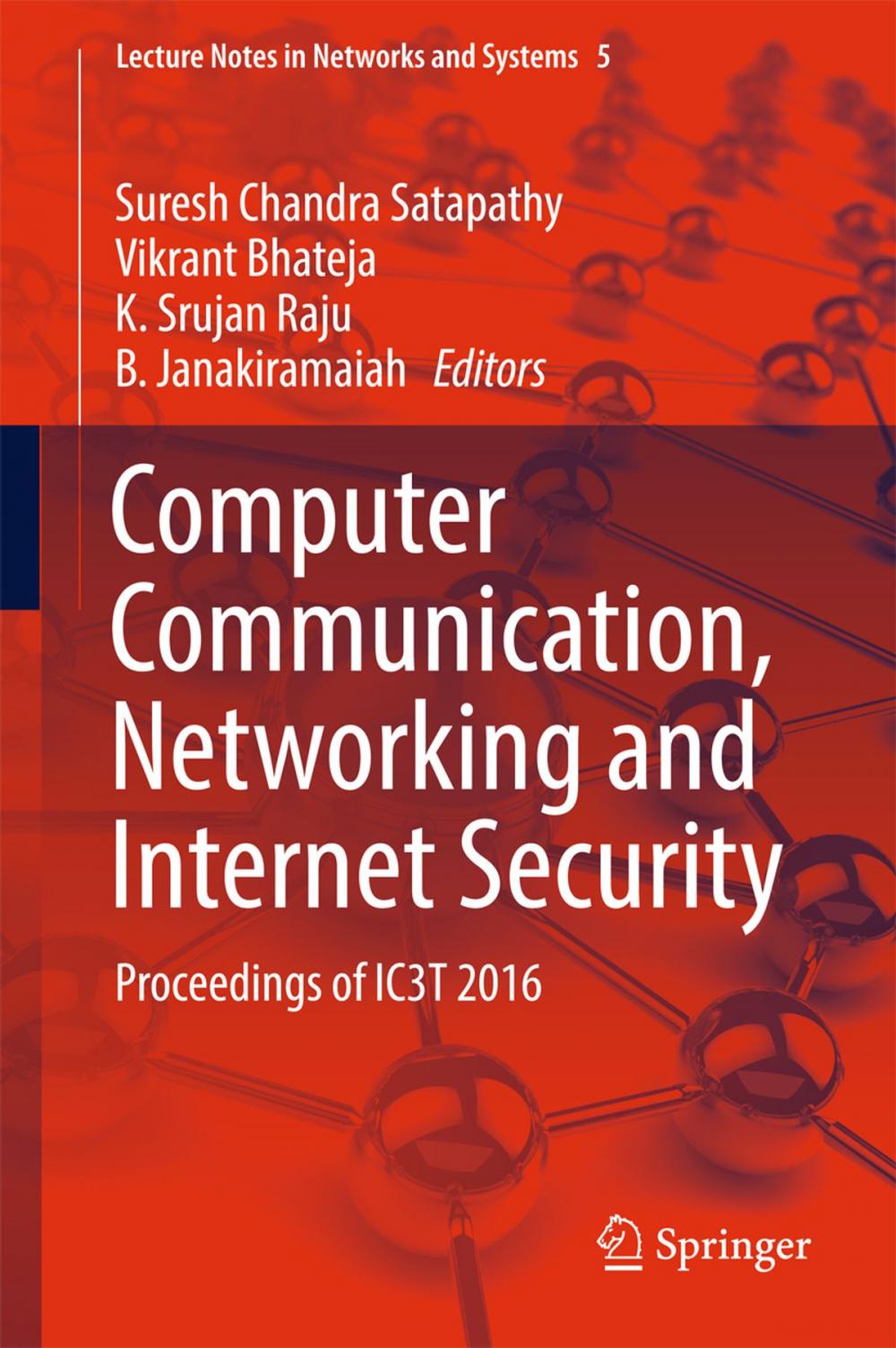 Big bigCover of Computer Communication, Networking and Internet Security