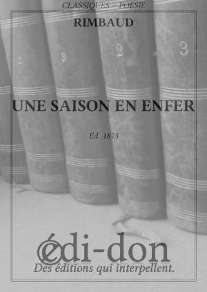 Cover of the book Une saison en enfer by Spinoza