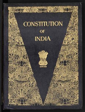 Book cover of THE CONSTITUTION OF INDIA