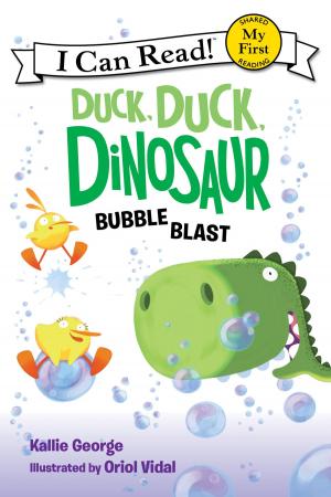 Book cover of Duck, Duck, Dinosaur: Bubble Blast