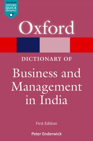 Book cover of A Dictionary of Business and Management in India