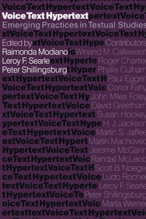 Cover of the book Voice, Text, Hypertext by John C. Miles