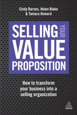 Book cover of Selling Your Value Proposition