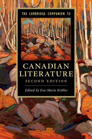 Cover of The Cambridge Companion to Canadian Literature