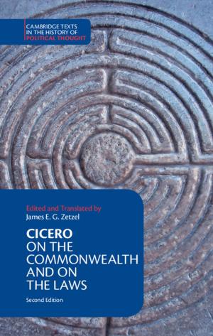 Book cover of Cicero: On the Commonwealth and On the Laws