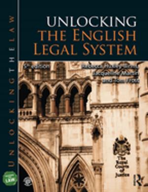 Cover of the book Unlocking the English Legal System by David Judge