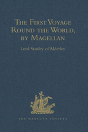 Book cover of The First Voyage Round the World, by Magellan