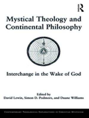 Cover of the book Mystical Theology and Continental Philosophy by David Hutchins