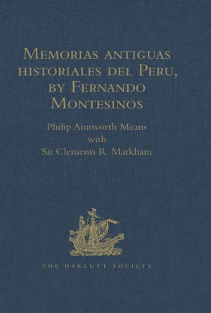 Book cover of Memorias antiguas historiales del Peru, by Fernando Montesinos