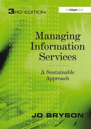 Cover of the book Managing Information Services by Elaine Jeffreys