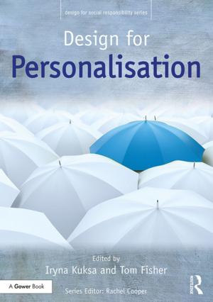 Cover of the book Design for Personalisation by Bronwyn Parry, Beth Greenhough, Isabel Dyck