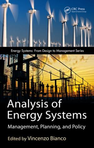 Cover of the book Analysis of Energy Systems by William J. Ledger, Steven S. Witkin