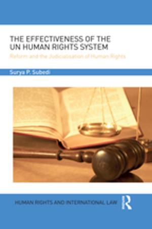 Cover of the book The Effectiveness of the UN Human Rights System by Peter Abbs Lecturer in Education, University of Sussex.