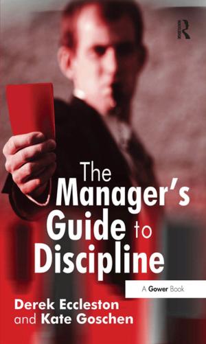 Cover of the book The Manager's Guide to Discipline by John Bridge, J. C. Dodds
