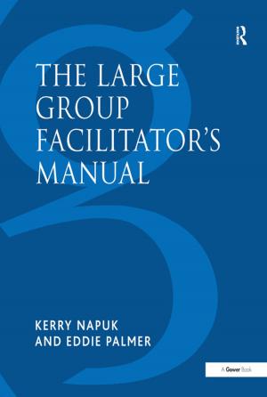 Book cover of The Large Group Facilitator's Manual