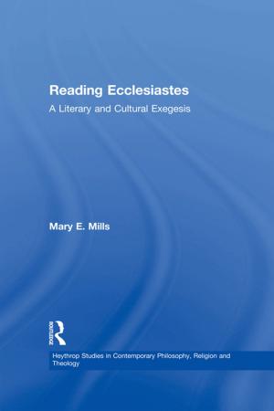 Cover of the book Reading Ecclesiastes by Pamela Karantonis, Francesca Placanica, Pieter Verstraete