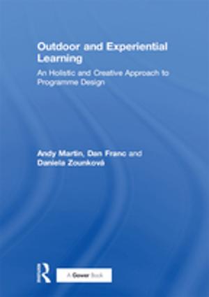 Cover of the book Outdoor and Experiential Learning by Shlomo Gazit
