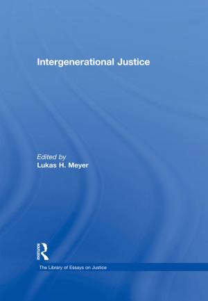 Cover of the book Intergenerational Justice by Lex Donaldson