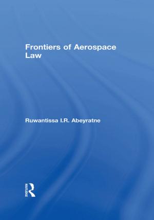 Book cover of Frontiers of Aerospace Law