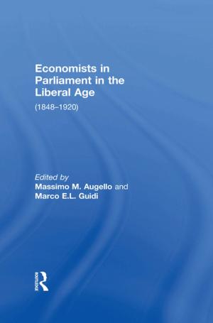 Cover of the book Economists in Parliament in the Liberal Age by Colin Hempstead, Gillian Cookson