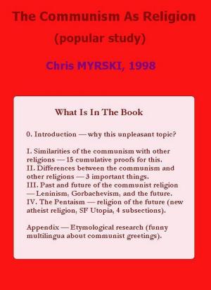 Cover of the book The Communism As Religion (popular study) by Chris Myrski