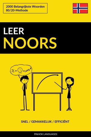Cover of the book Leer Noors: Snel / Gemakkelijk / Efficiënt: 2000 Belangrijkste Woorden by Pinhok Languages