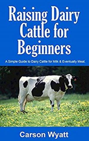 Book cover of Raising Dairy Cattle for Beginners: A Simple Guide to Dairy Cattle for Milk & Eventually Meat