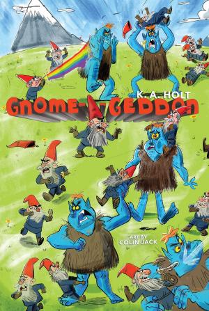 Cover of Gnome-a-geddon by K. A. Holt, Margaret K. McElderry Books