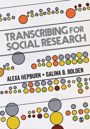 Cover of the book Transcribing for Social Research by Oswald A J Mascarenhas